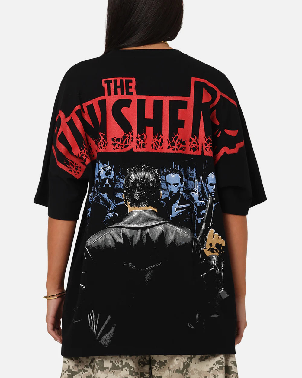 Retro The Punisher Movie Graphic Tee – Unisex Oversized Streetwear Shirt