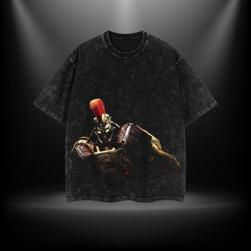 Real Steel T Shirt Atom Noisy Boy Zeus Twin Cities Midas Oversized Regular Fit Floral Heavyweight Cotton Designer