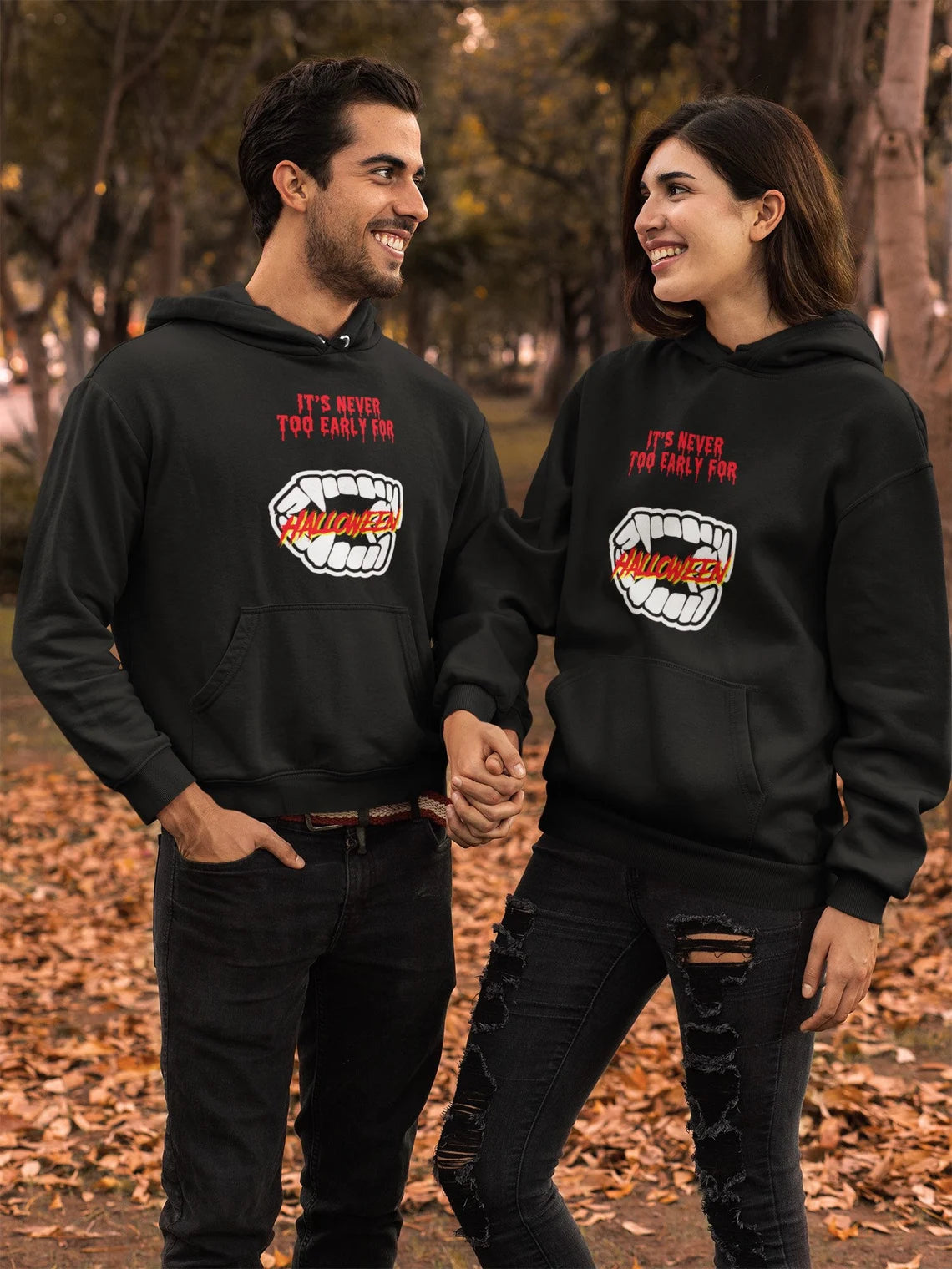 It’s Too Never Too Early For Halloween Hoodie, Halloween Party Hoodie, Funny Halloween Hoodie, Halloween Costume Hoodie Spooky Season Hoodie