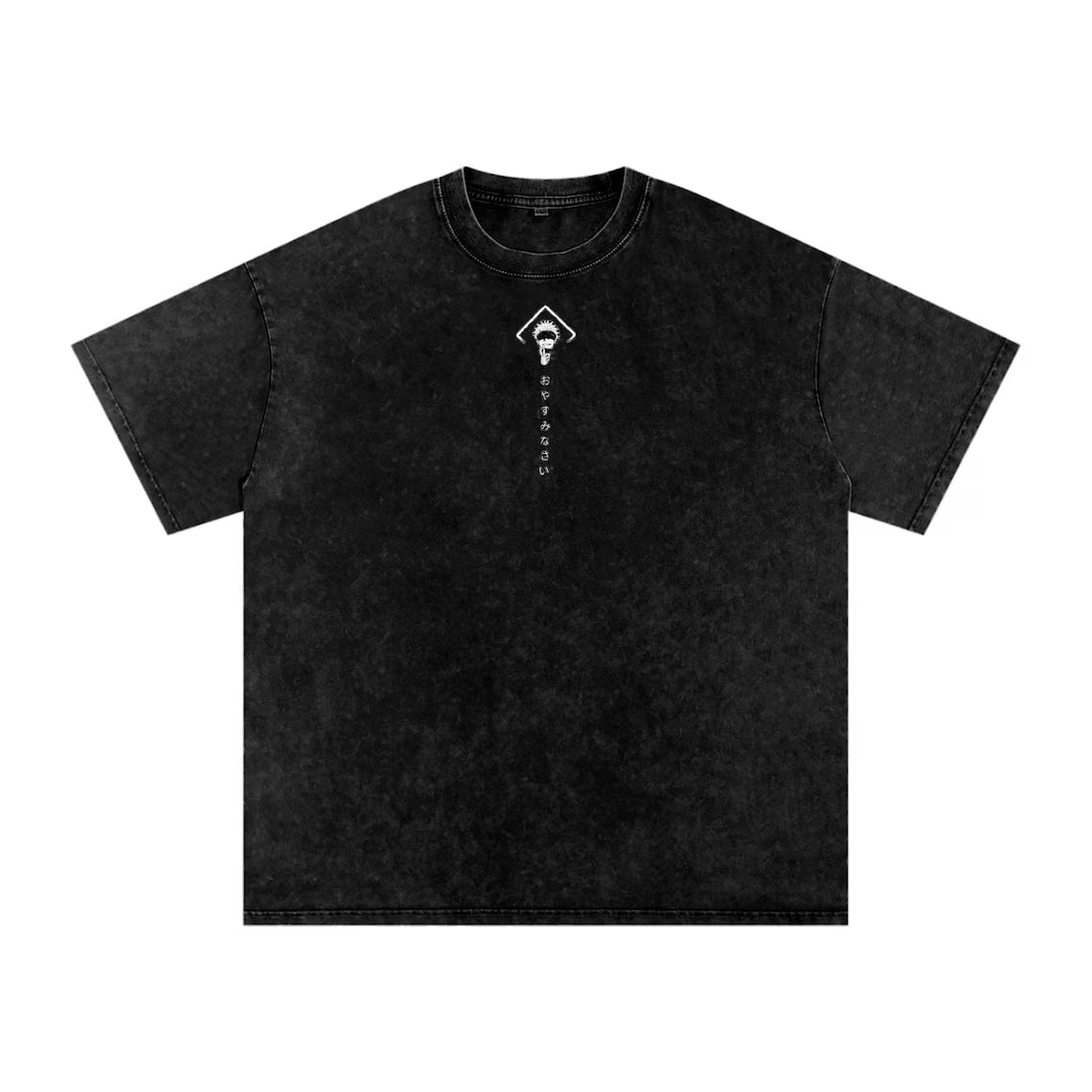 Jujutsu Kaisen Anime Acid Washed Oversize T-Shirt Satoru Gojo Anime Tee Gift For Him