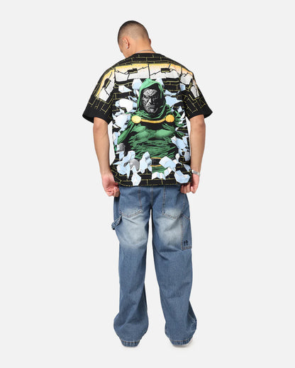 Unisex Baggy Graphic Shirt – 90s Y2K Comic Villain Oversized Tee
