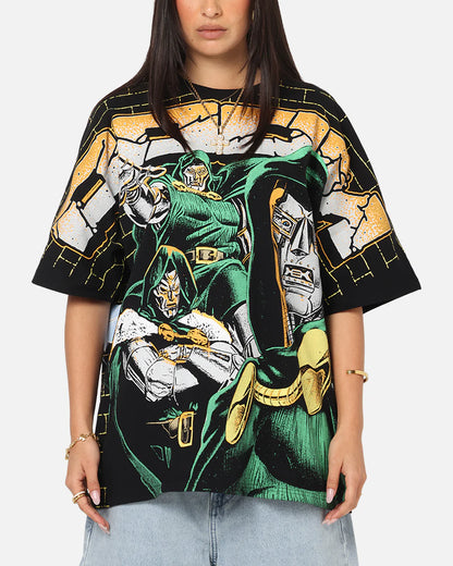 Unisex Baggy Graphic Shirt – 90s Y2K Comic Villain Oversized Tee