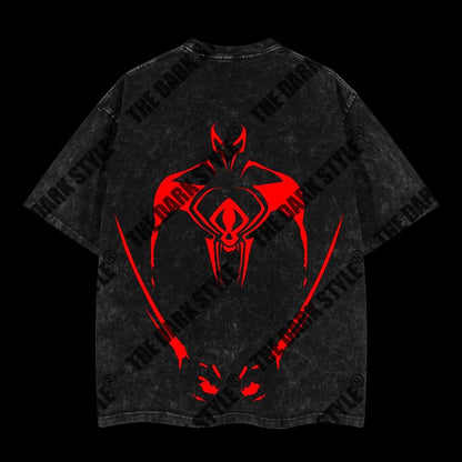 The Dark Style Spidey 2099 - Spider-Verse Menswear Gift for movie fans Top Apparel Classic Oversized Seamless Simple Straight Man designer shirts
