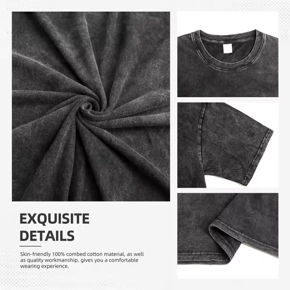Sung Jin Woo x Solo Leveling Anime Manga Hoodies Washed Heavy Cotton T-shirt, Gift For Anime Fan, Anime Lover, Manga Lover Gift Gift For Him Gift For Her Menswear Clothing