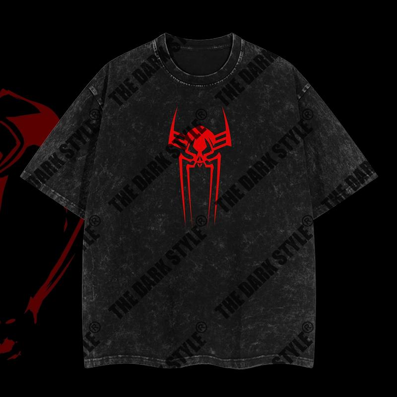 The Dark Style Spidey 2099 - Spider-Verse Menswear Gift for movie fans Top Apparel Classic Oversized Seamless Simple Straight Man designer shirts