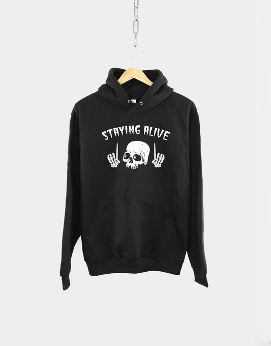 Antisocial Hoodie - Anti Social Goth Hoody - Womens Goth Hoodies
