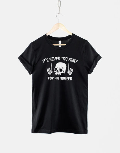 Skull Halloween T-Shirt: Gothic Style, Spooky Season Tee